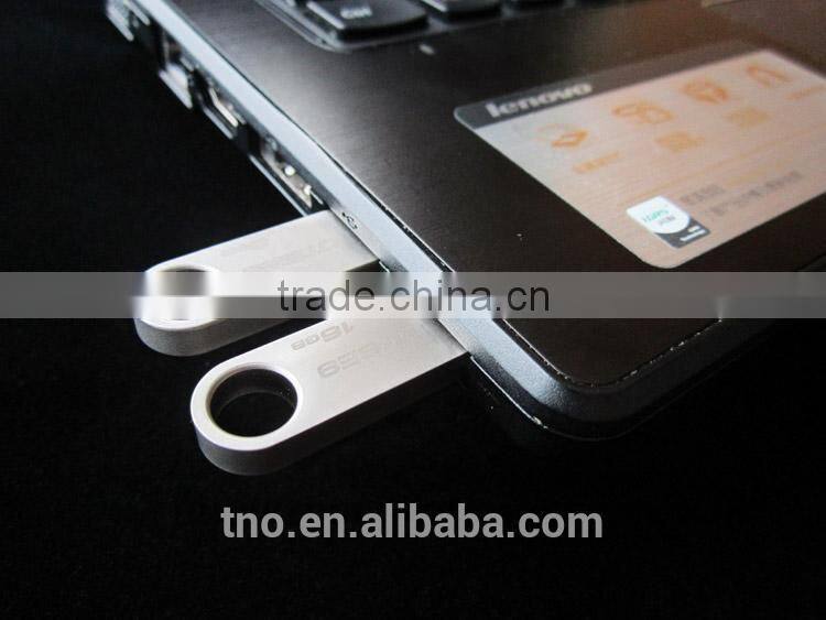 promotional gift custom metal slim usb pen drive