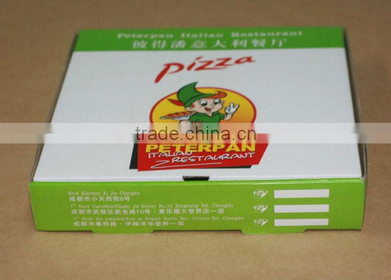 high quality food grade pizza box, white kraft pizza box for sale, packaging paper pasta box