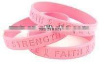 Molded customed silicone rubber wristbands
