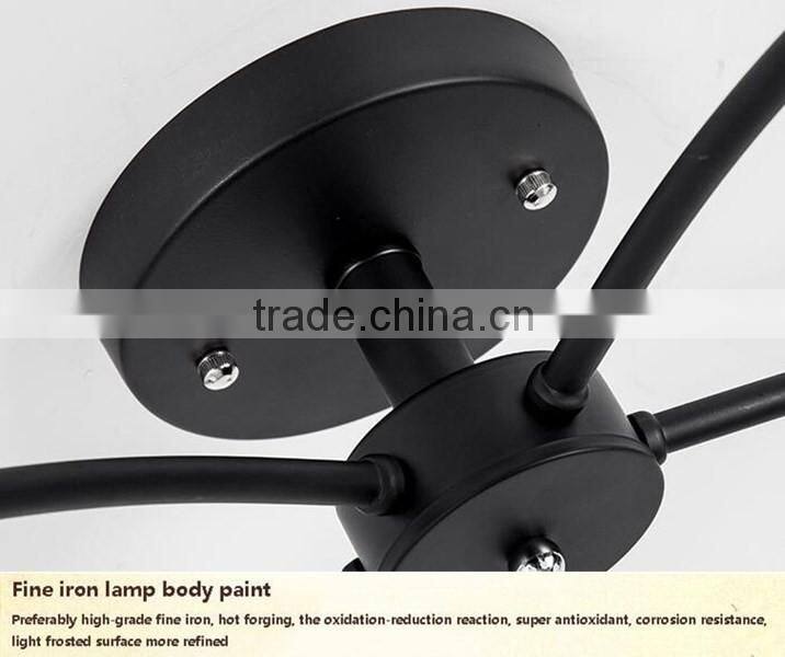 2016 new wrought iron candle chandelier lighting ZH-6048