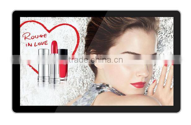 47 Inch Wall Amounted Advertising Screen High Brightness LCD Display