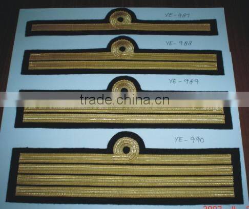 Rank Mark Shoulder Cuff Trimming Uniform