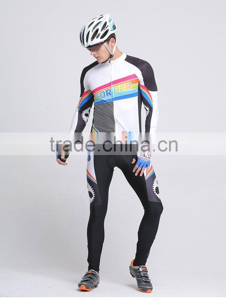 Wholesale custom sportswear latest design bicycle wear men custom cycling wear