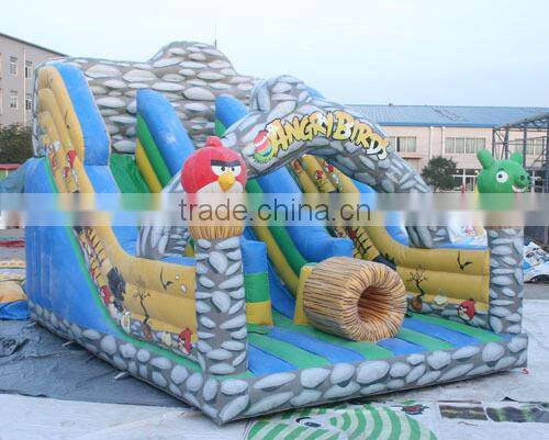 New inflatable slide little bird children amusement park games