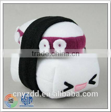 Custom Japanese plush sushi toy/soft sushi toy
