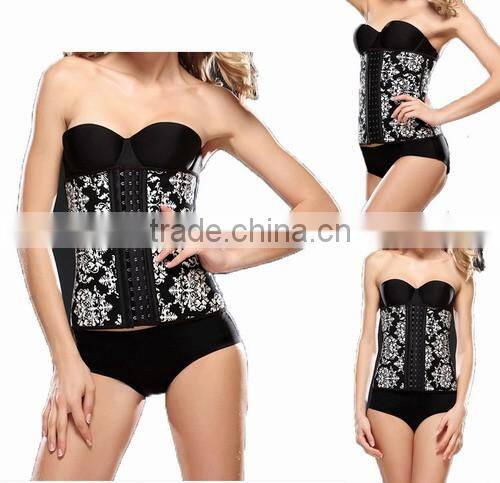 High quality instyle slimming 9 steel bones latex waist cincher