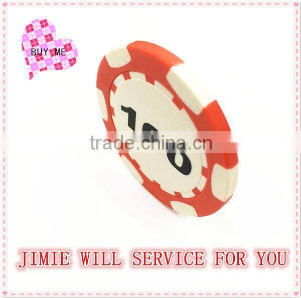 abs poker chips blank with logo printing