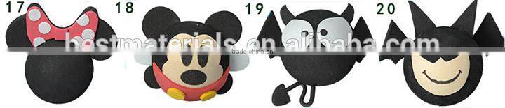 wholesale custom Bee shape Eva foam Antenna ball