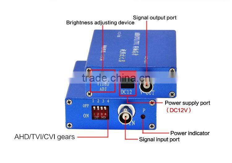 1 channel video amplifier device for 800m transmission distance