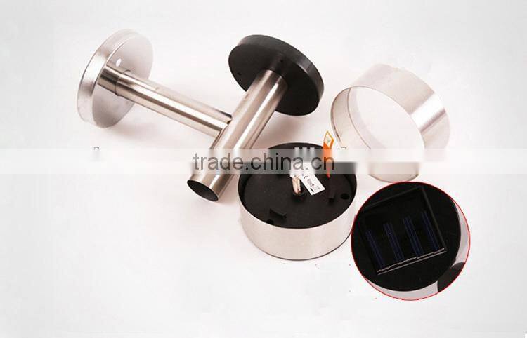 Outdoor garden solar lamps wall mounted