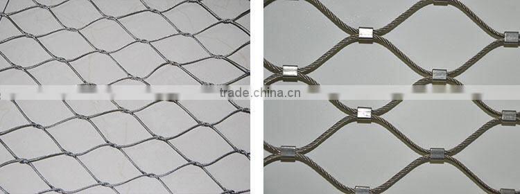 alibaba china stainless steel wire rope mesh net