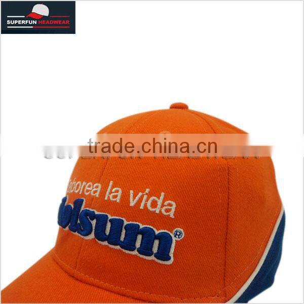 custom logo promotional long bill baseball cap