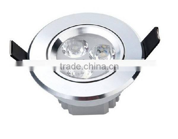 Best quality adjustable recessed ceiling led down lamp 3w led ceiling spot light 3watts led ceiling mount light factory 5w 9w