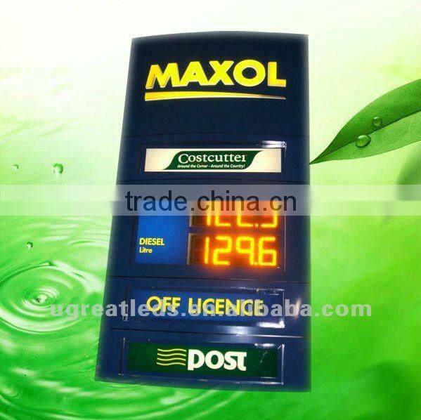 High Quality 24 inch 8.889/10 Gas Station LED Price Sign