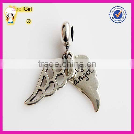 European Skull charm 925 sterling silver Dangle Charm Pendant for Bracelet