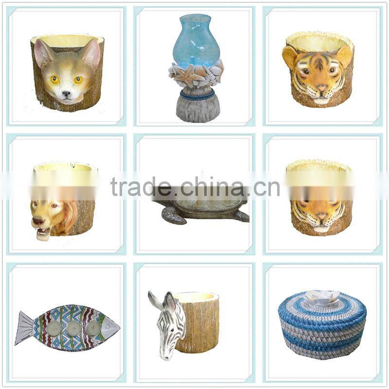 color glazed flower pot for home decor