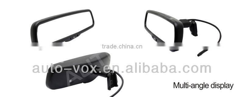 4.3" Screen TFT Car LCD Rearview DVD Mirror Monitor