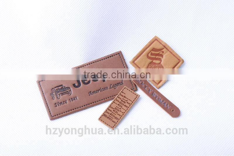 High Quality leather labels for garment