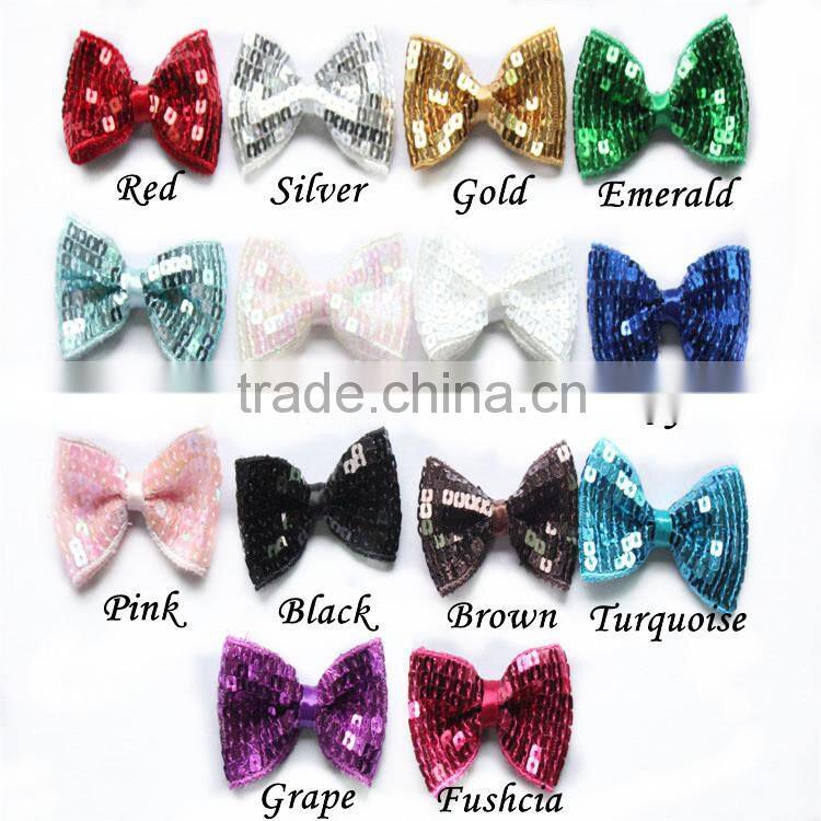 New style girly colorful 3" chiffon pearls hair bow,chiffon rosette hair bow hair hand