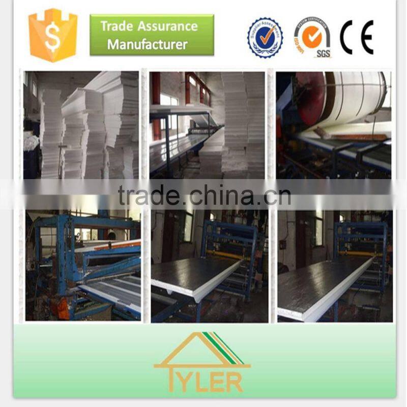 Heat Insulation PU Coated Steel Sandwich Panel for Cold Storage