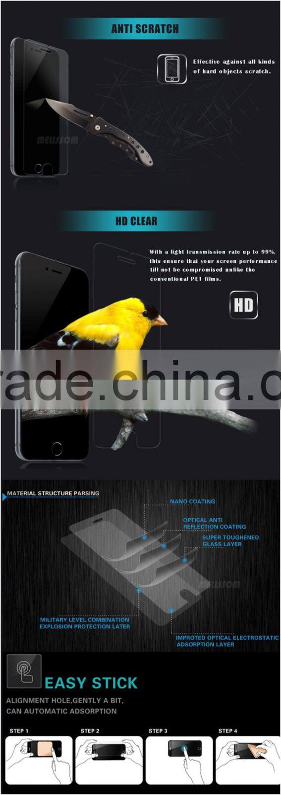 Ainy new product anti blue light glasses for iphone 6s mobile phone white , black