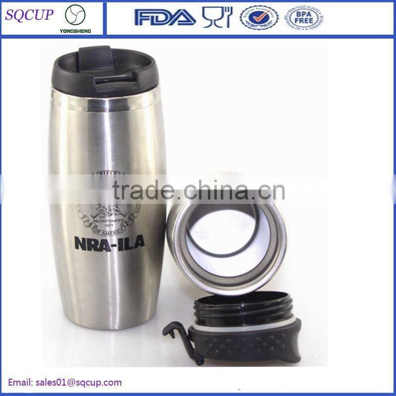 double wall insulated 11oz stainless steel travel mug replacement lid thermal mug stainless steel