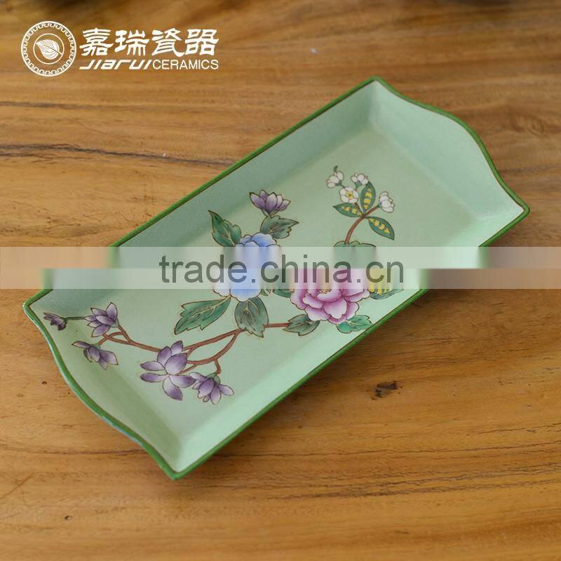New Brand hand painted ceramic plates dishes wholesale