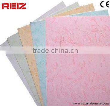 A4 230gsm leather grain paper binding cover embossed paper