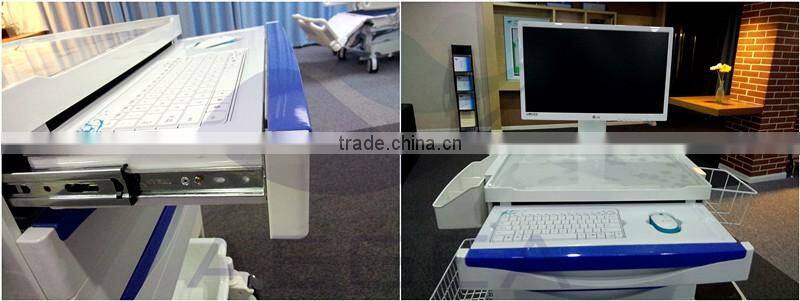 AG-MT014A ABS hospital Workstation medical computer trolley
