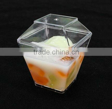 hot sale popular clear disposable ice cream cup