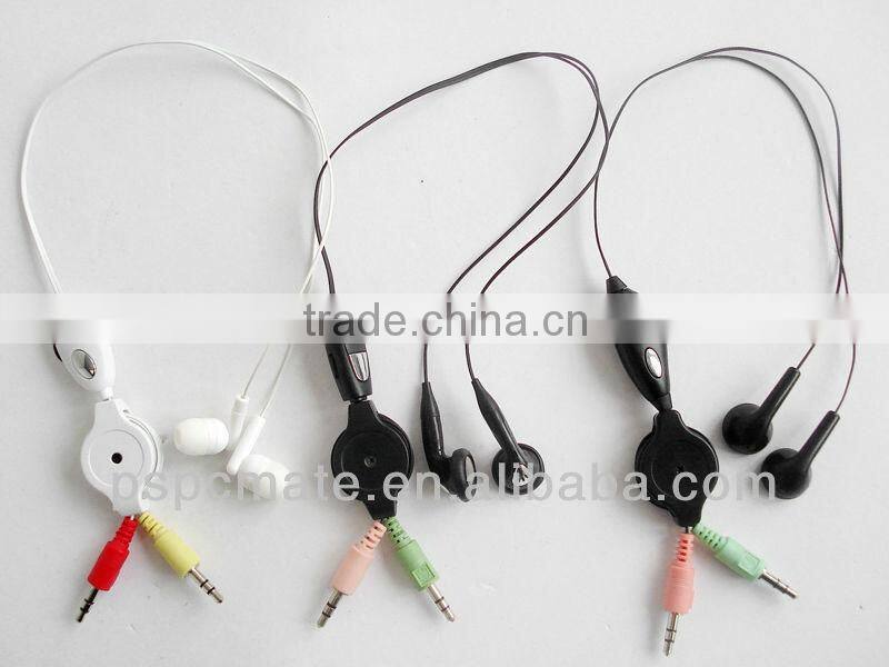New Portable Flat Cable Earphone Funny Earphones