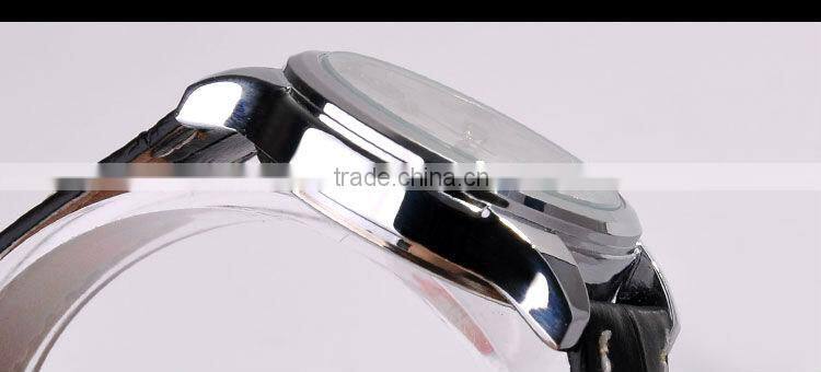 Luxury Automatic Leather Strap Women Wrist Watch Gift