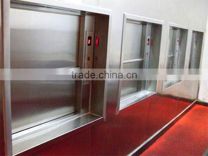 100kg~500kg Dumbwaiter Elevator, 0.4m/s Commercial Food Elevator for Kitchen