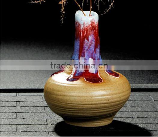 Variable Glaze Antique Coarse Pottery Furnishing Articles HY167602