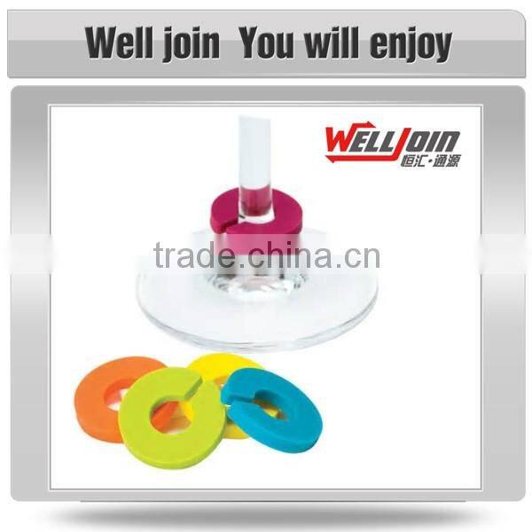 New Party Bar KTV Silicone Suction Cup Wine Glass Marker