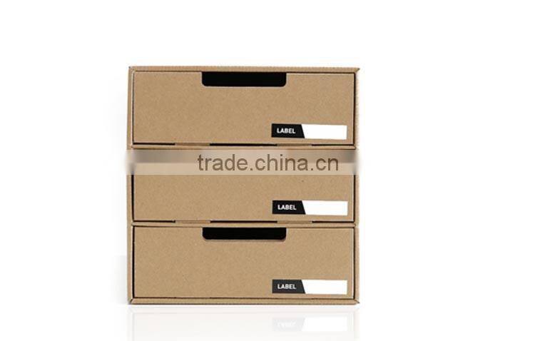 China OEM logo printed multi-wall cardboard stroage box