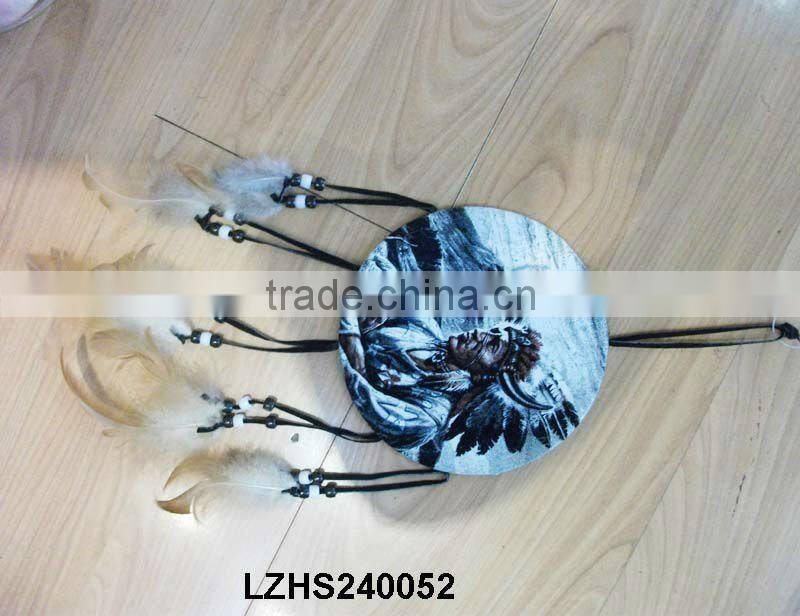 Framed Indian bear Dream Catcher Wall Decor LZHS230891