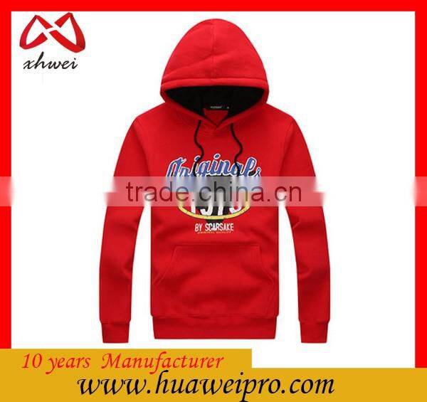 Quality 100% Cotton Hoodies Sport Casual Pocket Hoodies Printed Wholesale