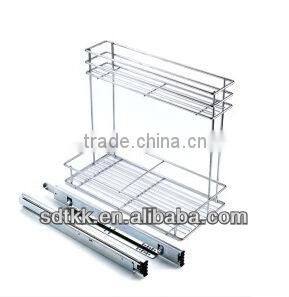 TKK kitchen metal side pull out basket
