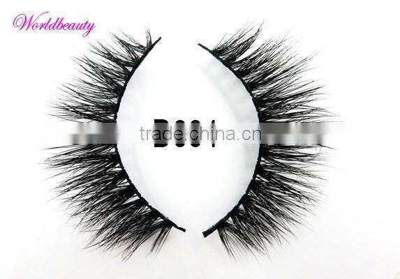 wispy false eyelash custom made eyelash on sale 100% natural siberian mink fur eyelash