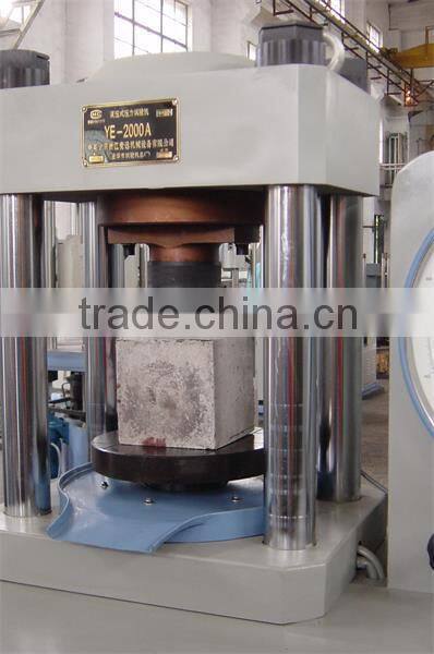 YAW-2000 computer control concrete compression testing machine