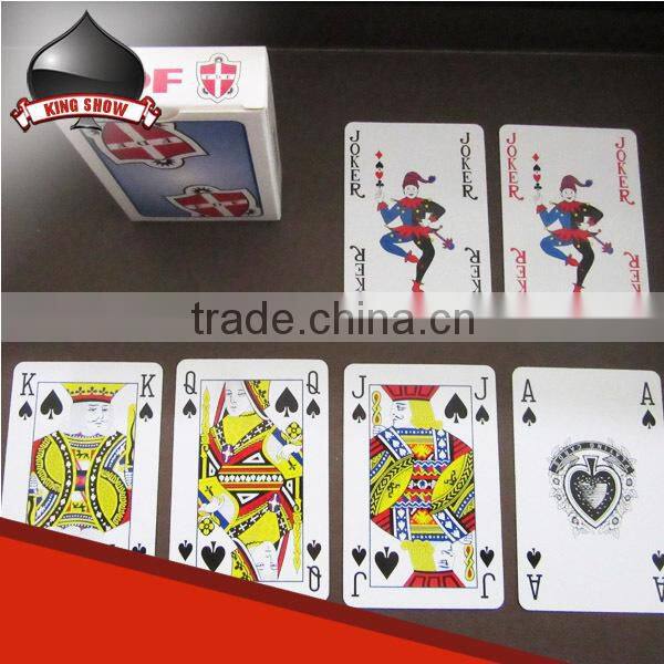 high end poker cards custom for promotional advertising