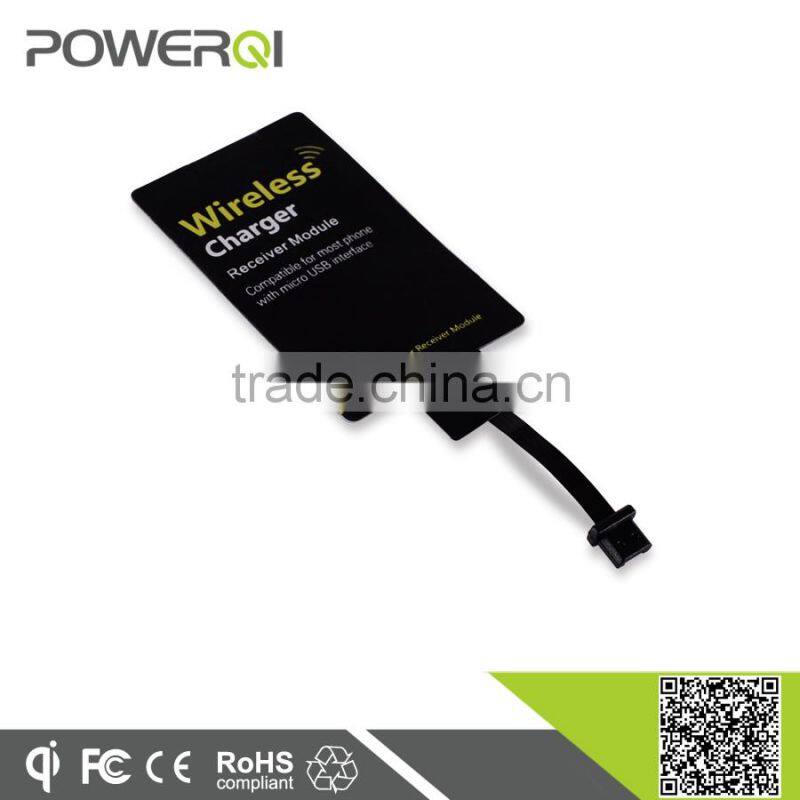 Micro usb phone receiver charger qi wireless charging card for android phone online shopping