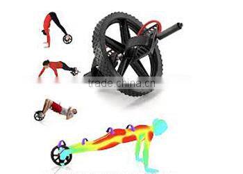 Exercise wheel power roller AB wheel