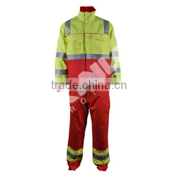 FR High visibility waterproof workwear with reflective tape