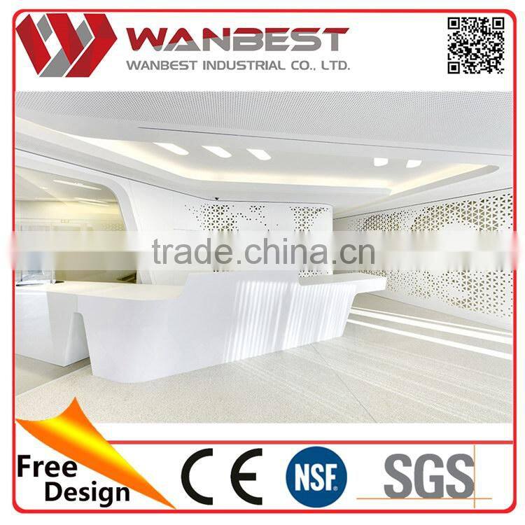 Unique style good quality bar counter design for reception hotel