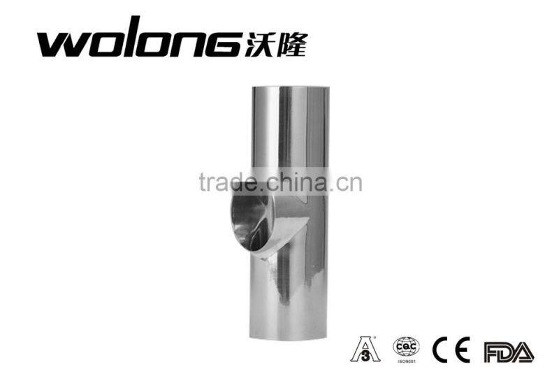 Stainless steel tee pipe