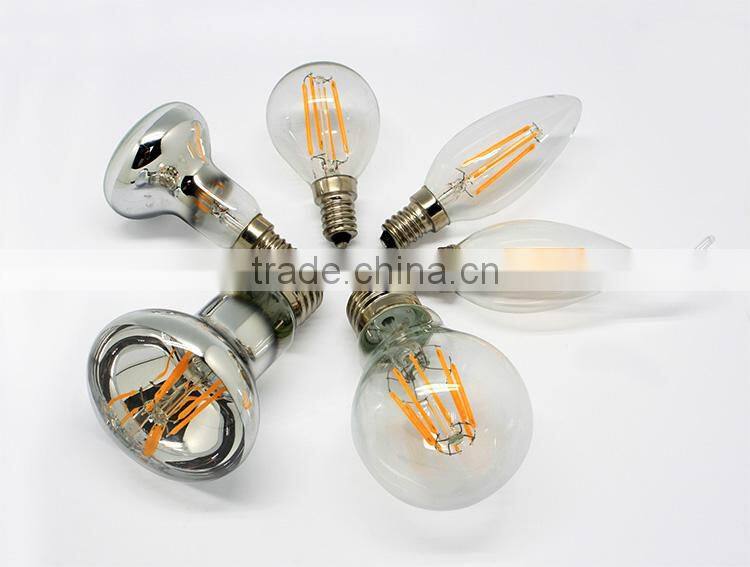 G95 Clear Ceramic Cover 360 Degree COB 4W Edison LED Bulb
