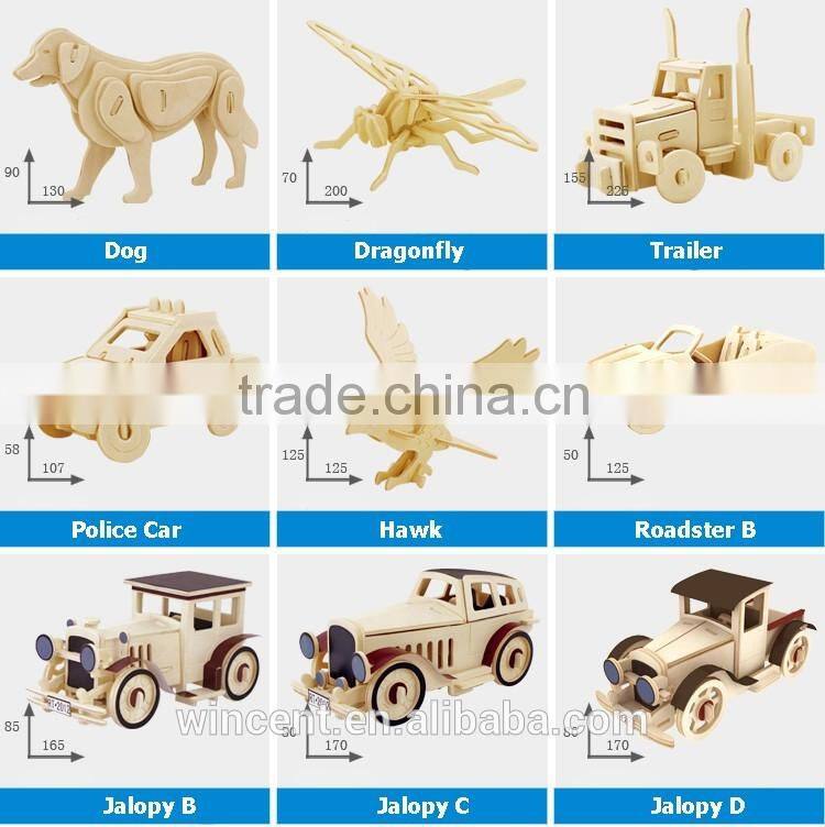 DIY 3D Wooden Snake Puzzle