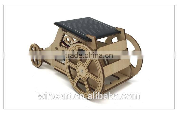 Solar Toys Wood 3D Car Puzzle Game For Kids